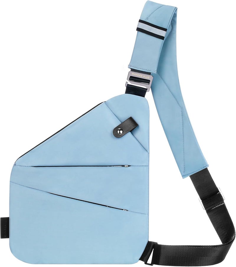 WANDER PLUS ® Anti Theft Crossbody Bag, Shoulder Bag Anti-theft Design for Travel, Sport, Work - Image 1